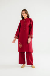 2 Piece Cotton Karandi Embroidered Suit (CP0315)